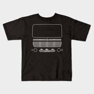 AEC Mandator classic truck outline graphic (white) Kids T-Shirt